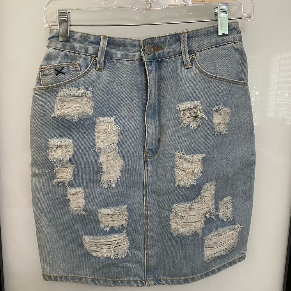RES Denim Mini Skirt